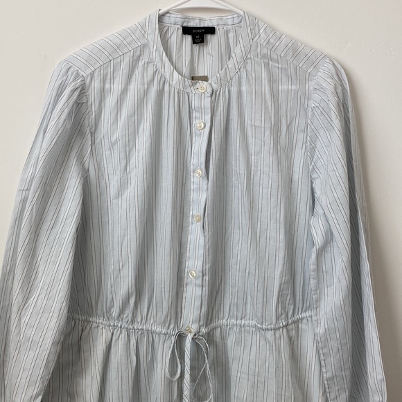 J. Crew Striped 100% Cotton Dress Size: 12 - Picture 2 of 6